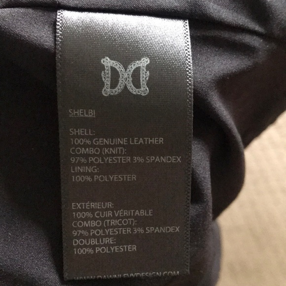 Dawn Levy leather jacket tailcoat asymmetrical hem - Picture 14 of 14